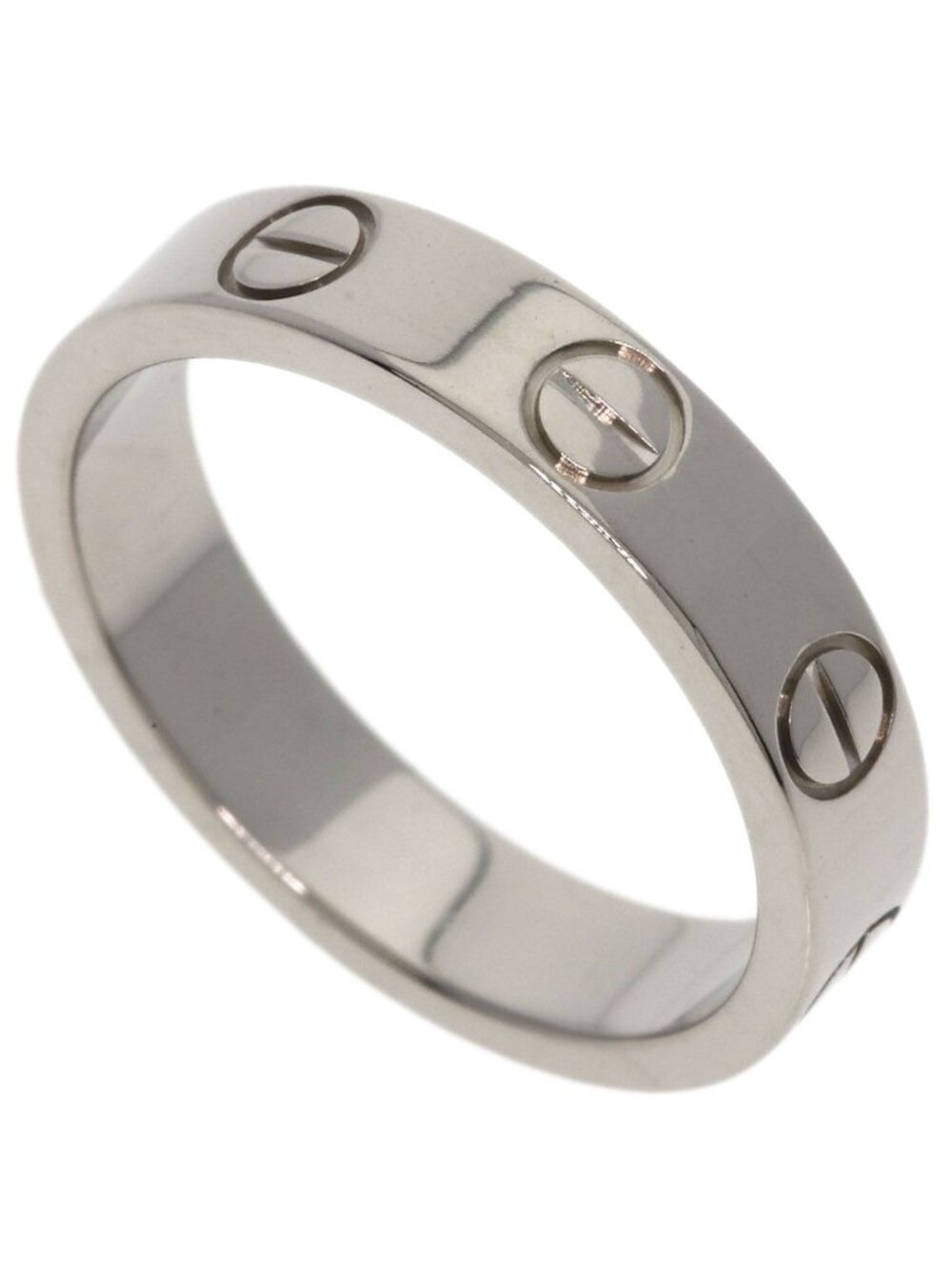 Cartier Mini Love Ring 47 18k White Gold